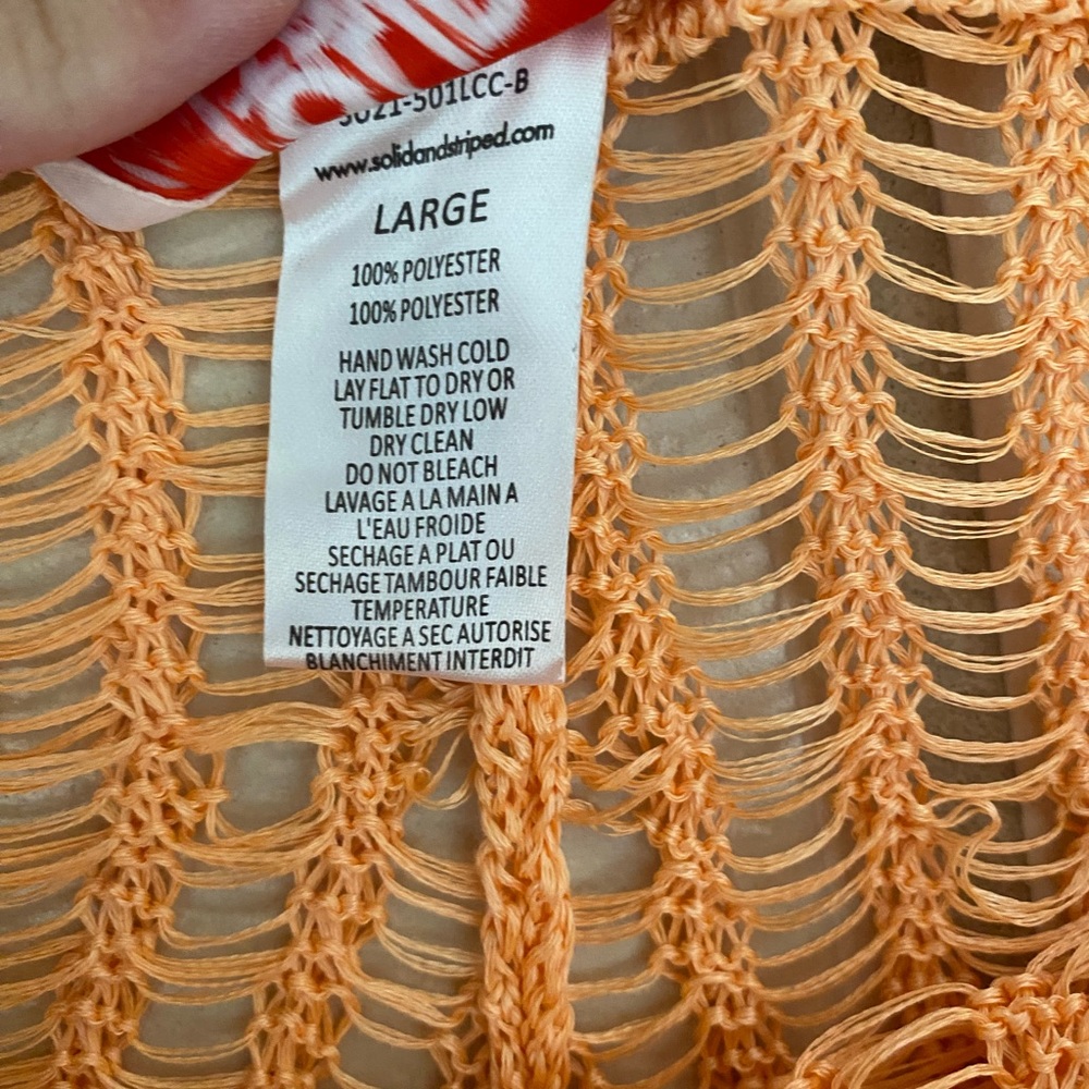 Solid & Striped Pants Size Large - image 4